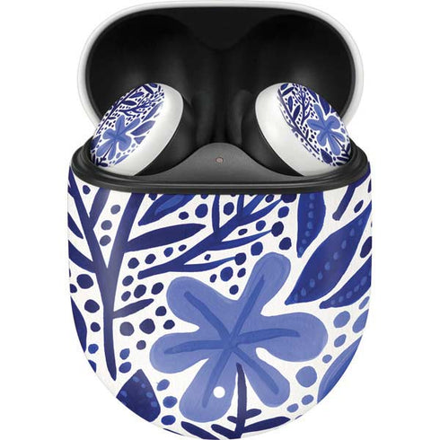 Cat Coq Blue Garden Google Pixel Buds Skin
